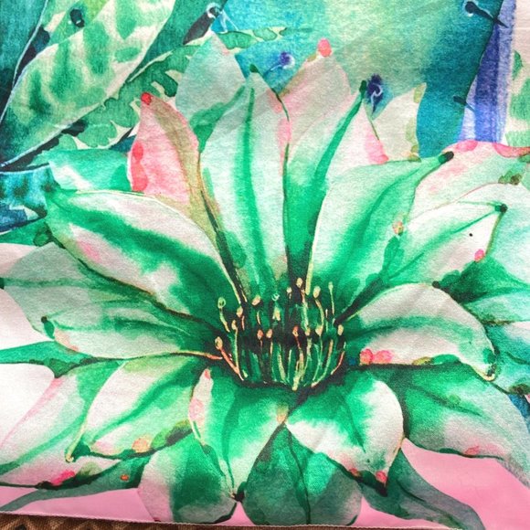 Tapestry Wall Art Floral Botanical Succulents Cactus Decorative Home Decor 60X78 - Picture 14 of 15